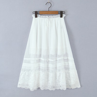 High waist midi skirt bohemian style holiday dress - Thumbnail 3