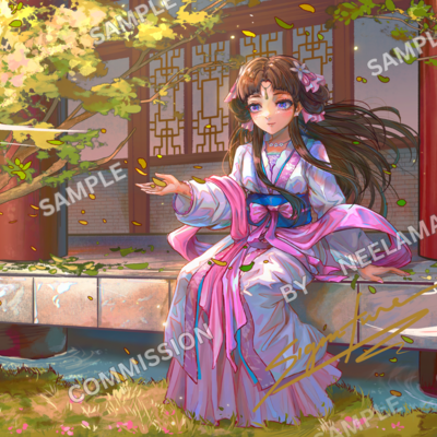 Lady lishu - the apothecary diaries (8x11, 6x8 or 5x5) signed print