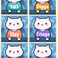 Transparent Sticker, Meme Cats - Thumbnail 4