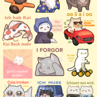 Cat Meme Acrylic Charms - Thumbnail 7