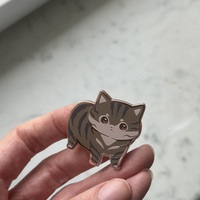 (Choose yourself) Meme Cat enamel pins - Thumbnail 8