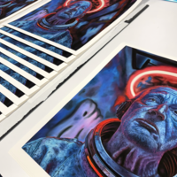 "Neon Relic" limited edition print by Manuel Zamudio x AEA prints - Thumbnail 3