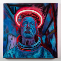 "Neon Relic" limited edition print by Manuel Zamudio x AEA prints - Thumbnail 2