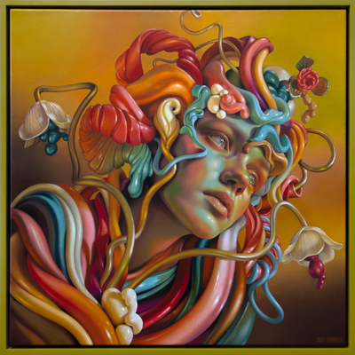 "neon daze" limited edition print by molly gruninger x aea prints