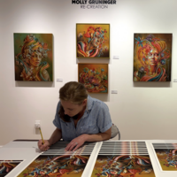 "Neon Daze" limited edition print by Molly Gruninger x AEA prints - Thumbnail 4