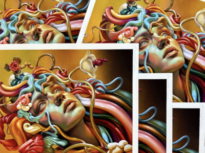 "Neon Daze" limited edition print by Molly Gruninger x AEA prints