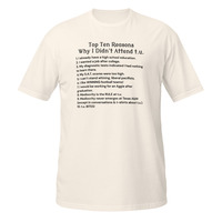 Texas A&M Students Reasons Didnt Attend t.u. Short-Sleeve Unisex T-Shirt Aggies - Thumbnail 14