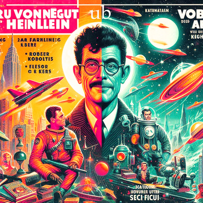 robert heinlein + kurt vonnegut three short stories ↓underground books↓