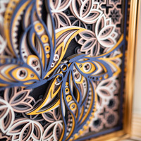 STEREOWOOD Butterfly Rendezvous Multi-Layer Wall Art, Crafts housewarming Gift - Thumbnail 7