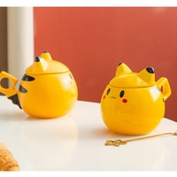 Cute Anime Ceramic Mug With Spoon - Thumbnail 3