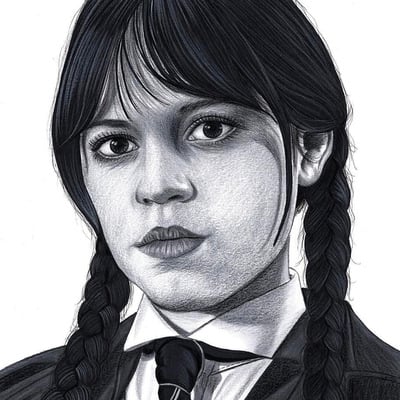 Jenna ortega print
