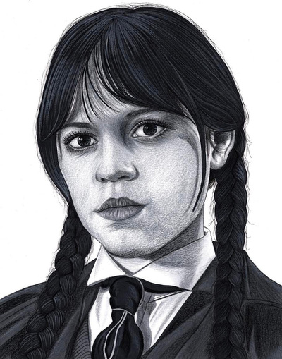 Jenna Ortega Print