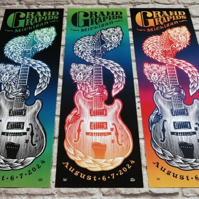 2024 phish at grand rapids (lot limited edition print)