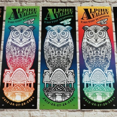 2024 phish at alpine valley (lot limited edition print)