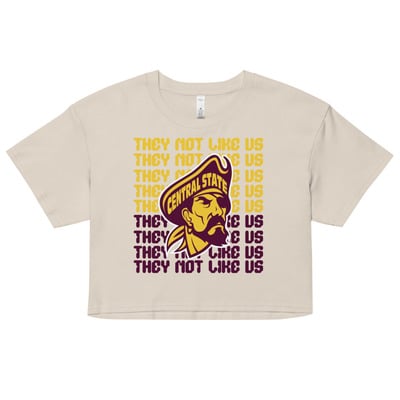 They not like us crop top