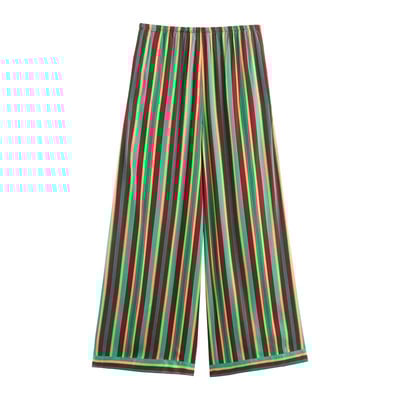 Fashionable and casual versatile striped loose pajamas - Thumbnail 2