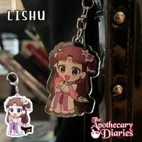 Anime Keychains (~1.25 x 2in.) - Yuki Suou & Lishu - Thumbnail 1