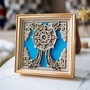 STEREOWOOD Auspicious Wheel Multi-Layer Wall Art,Creative Gifts-2