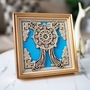 STEREOWOOD Auspicious Wheel Multi-Layer Wall Art,Creative Gifts-1