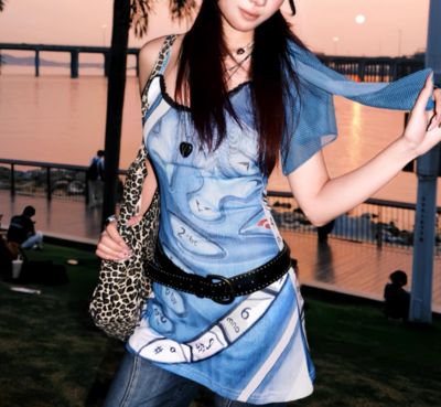 Blue mobile phone button DRESS