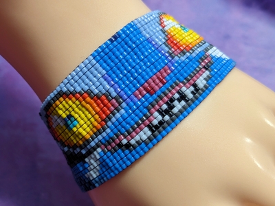Pixel Bracelet - Derpy Tiger
