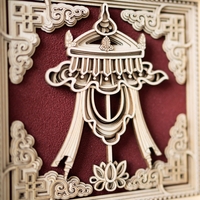 STEREOWOOD Auspicious Parasol Multi-Layer,Personalized Ornaments,Creative Gifts - Thumbnail 7