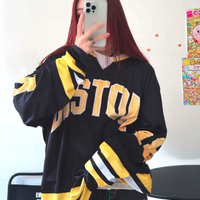 BOSTON OVERSIZED JERSEY TSHIRT - Thumbnail 2
