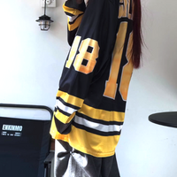 BOSTON OVERSIZED JERSEY TSHIRT - Thumbnail 3