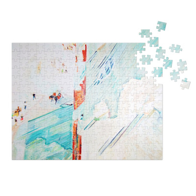 Jigsaw puzzle with tin - Veduta