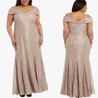 Plus size mother of the bride dresses lace 