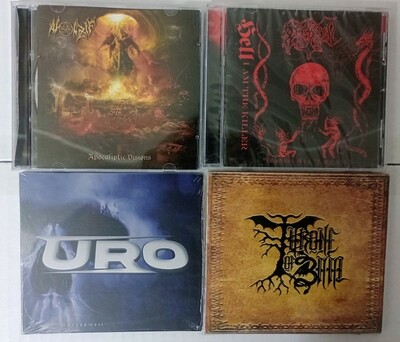 AL AZIF, MADHYHELL , URO, THRONE OF BAAL Cds