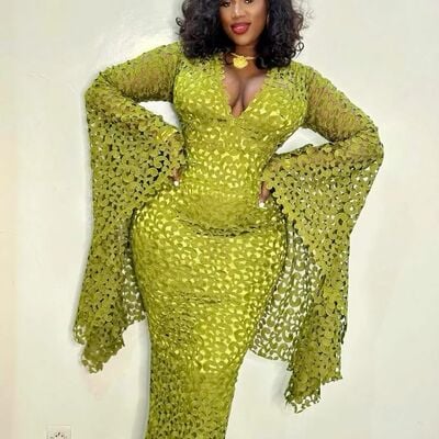 Elegant lace plus size african girls prom dresses evening gowns formal party gowns