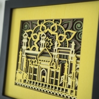 STEREOWOOD India Multi-Layer Wooden Wall Art, Creative Gifts, Laser Cut - Thumbnail 7