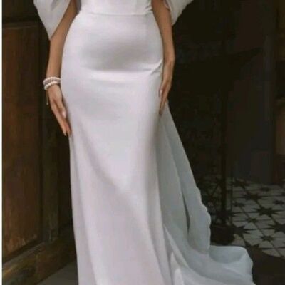 Sexy wedding dress, mermaid off the shoulder beach boho bridal dress bridal gown