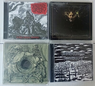 VEN GEANCE SORCERY, BEHEMOTH, WATAIN, MOONLIGHT BUTCHERY Cds