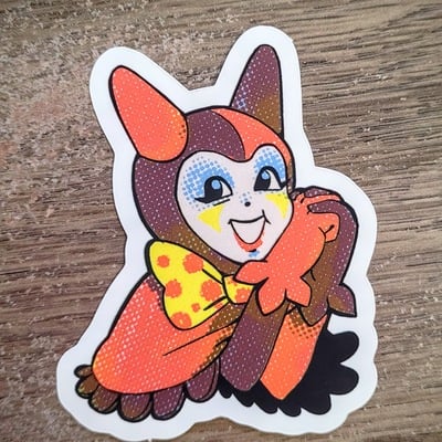 Clown girl sticker 2