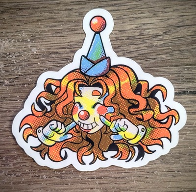 Clown Girl Sticker 3