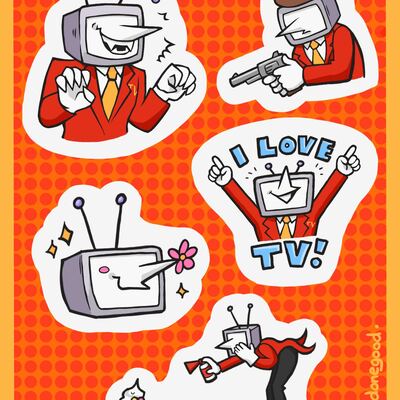 Tenna sticker sheet