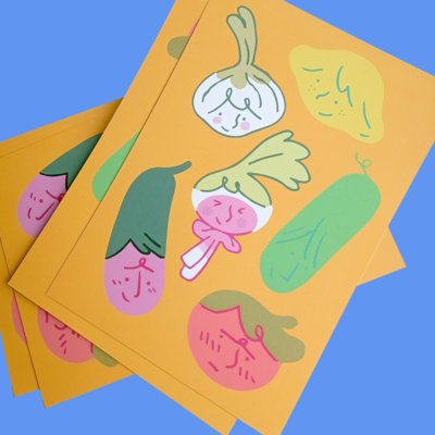 Summer drop prints