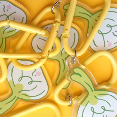 Summer drop keychains