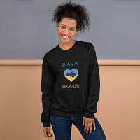 Slava Ukraini Unisex Sweatshirt - Thumbnail 3