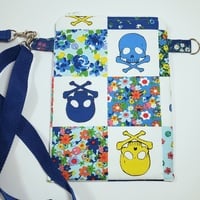 Skulls & Flowers Crossbody Bag - Thumbnail 1