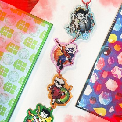 Homestuck alpha kids linking charm
