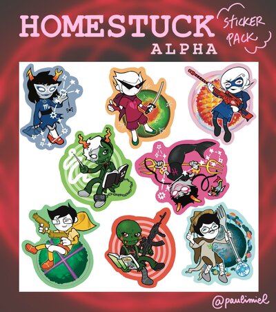 Homestuck: Alpha Kids Sticker Pack