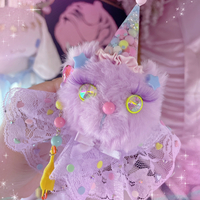 Candy clown Bear Hair Clip - Thumbnail 2