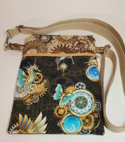 Steampunk Animals Crossbody Bag