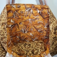 Dino Fossil Damask Tote - Thumbnail 1