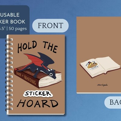 Hold the sticker hoard - sticker book