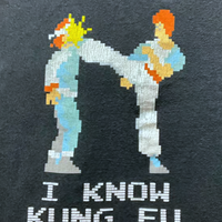 I KNOW KUNG FU T SHIRT - Thumbnail 1
