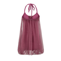 Halter neck mesh bud skirt - Thumbnail 1